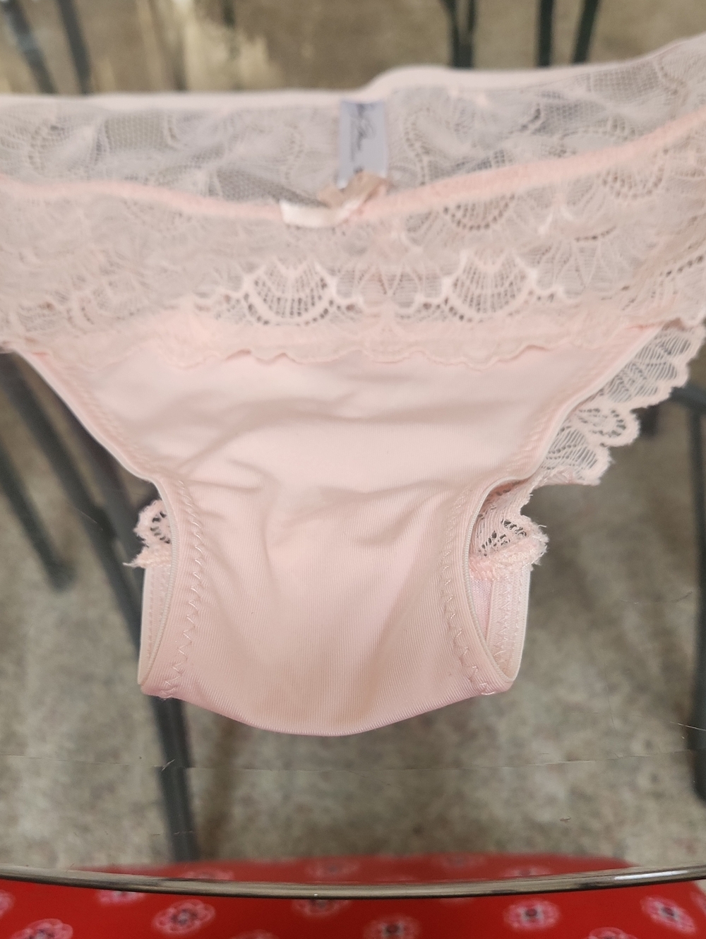 Marilyn Monroe Blush Lace Bikini Briefs